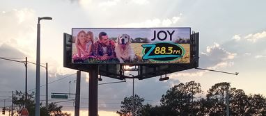 Joy - Z88.3 FM billboard Aug 2025